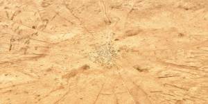 Somalia Village From 38,000 Feet